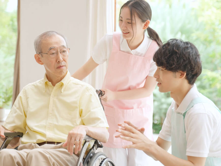 利用者の方との会話
